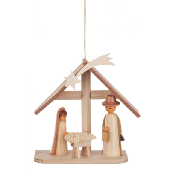 Alexander Taron 3.5" Nativity with Holy Family Dregeno Christmas Hanging Ornament