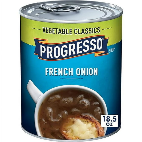 Progresso Vegetable Classics, French Onion Canned Soup, Gluten Free, 18.5 oz. ( Pack of 2 )