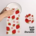 thumbnail image 3 of Summer Strawberry Party Decorations Strawberry Kitchen Towels Strawberry Shortcake Party Decor Strawberry First Birthday Decorations Summer Dish Towels Spring Summer Decorations, 3 of 6