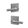 thumbnail image 3 of Schlage Fc172-Brw-Col Custom Broadway Non-Turning Two-Sided Dummy Door Lever Set - Black, 3 of 7