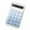 Blue, variant on Fridja Gradient Color 10 Digit Mini Calculator Portable Office Accounting Tool for Home and Work Lightweight Design with Large LCD Display for Easy Reading
