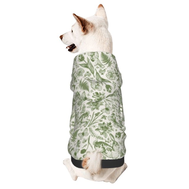 Balery Green Rabbit Sudadera con Capucha para Perros Pequeños – Ropa para Mascotas, Disfraz para Perros y Gatos, Ideal para Fiestas y Cosplay-X-Large