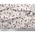 thumbnail image 2 of Soimoi Polyester Crepe Fabric Star & Shoes Fashion Print Sewing Fabric Yard 52 Inch Wide, 2 of 3