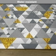 thumbnail image 6 of Ambesonne Yellow Grey Place Mats Set of 4, Zig Zag Triangles, Standard Size, Charcoal Grey Marigold, 6 of 6