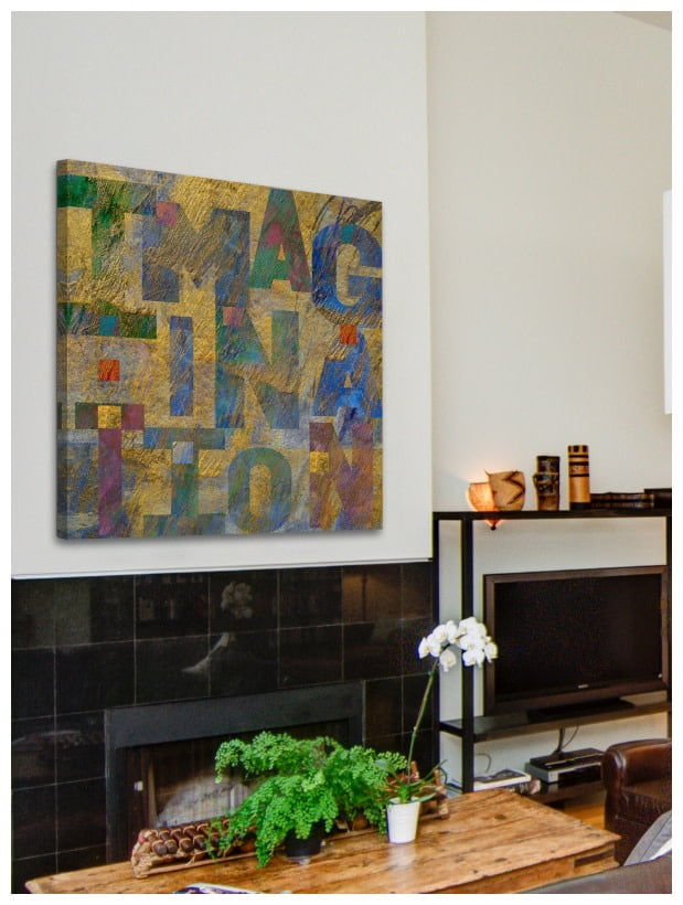 "Imagination II" Painting Print on Wrapped Canvas