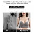 thumbnail image 4 of Women's Deep Cup Bra Full Back Coverage Wirefree Push up Bra Plus Size E Cup, 4 of 8