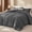 Grey, variant on King Comforter Set 3 Piece Arrow White by Utopia Bedding Printed Comforters King Size Bedding Comforters Set Down Alternative Soft Bed Set 1 Comforter(90 x 102 inches) 2 Pillow Shams(20 x 36 inches)