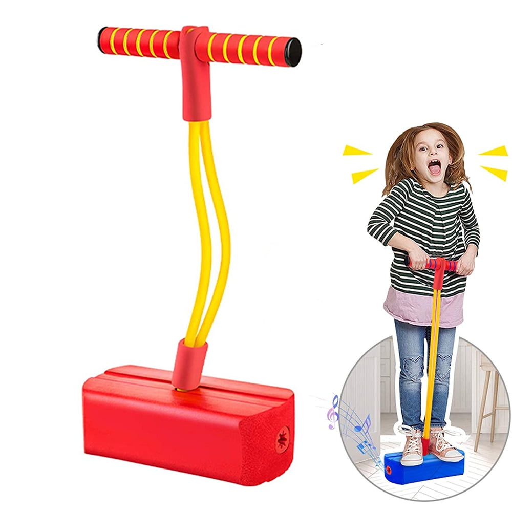 GAIXIA Newly Pogo Stick Ball for Kids Adults|Bounce Board with Handle Pogo Jumper Ball Hopper Pogo Ball,Balance Jump Board Ball Bounce Space Ball Toy for Boys Girls,Bungee Jumper for Kids,Holds Up to