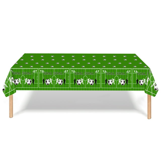 Footballs Party Supplies Green Football Ball Theme Paper Cup Plate Tableware