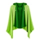 thumbnail image 2 of Toalla de protección solar Qarigey para hombres Albornoz con capucha Verde fluorescente, 2 of 6