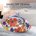 thumbnail image 4 of Yayeee Pillowcase King Size Set of 2 Satin Wrinkle Resistant Pillow Case, Colorful Flowers Pattern, 4 of 7