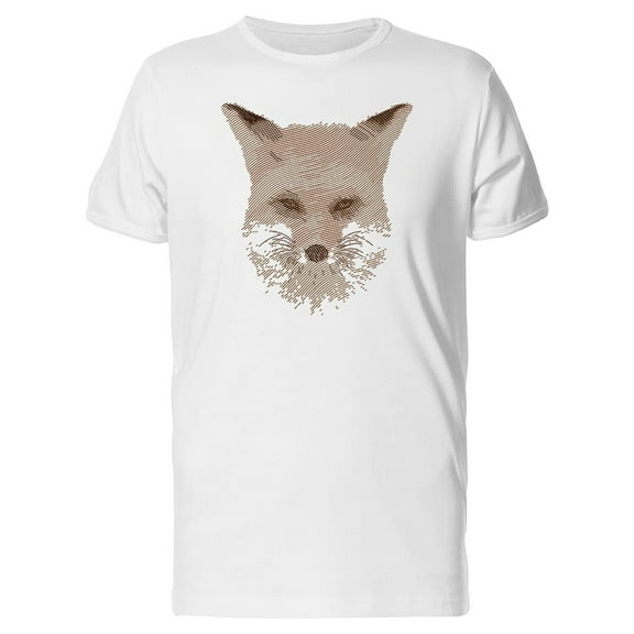 Fox Geometric Sketch Design Tee Men's -Image by Shutterstock
