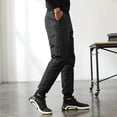 thumbnail image 7 of YUELONGHU Adult Men Casual Pants Kaki Pants for Men Men Inside and Outside Wear Cold Warm Thick High Waist Loose Large Size Elastic Pants, 7 of 7