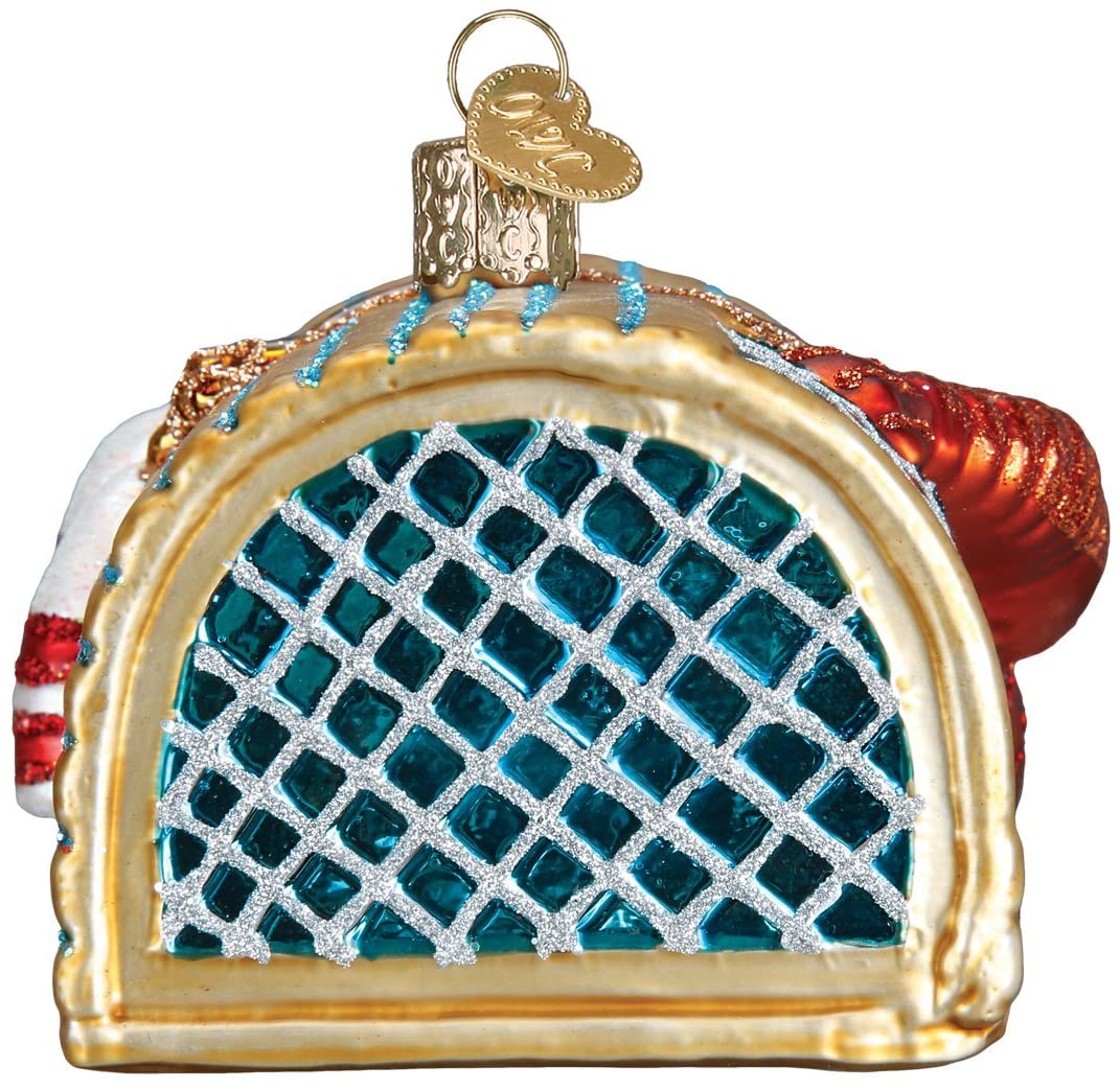 Old World Christmas Glass Blown Ornament, Lobster Trap (With OWC Gift Box) - image 4 of 6