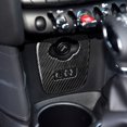 thumbnail image 3 of AIHOME Carbon Fiber Car Interior Cigarette Lighter Decorative Sticker for Mini Cooper JCW F55 F56 Car Interior Cooper Car Interior USB AUX Panel Console Cover Sticker, 3 of 9