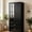 Black-with Mirror and LED Light, variant on Ktaxon Fluted Wardrobe Closet Armoire with Hanging Rod, Modern Drawer & Shelf – Elegant White Finish Closet with Wood Handles, Farmhouse to Mid-Century Style