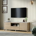 thumbnail image 3 of Modern Entertainment Tv Cabinet With Led Lights & Intriguing Storage, 58" For 80" Tv, Living Room, Bedroom, Gaming Console Organized 58 Inches, 3 of 3