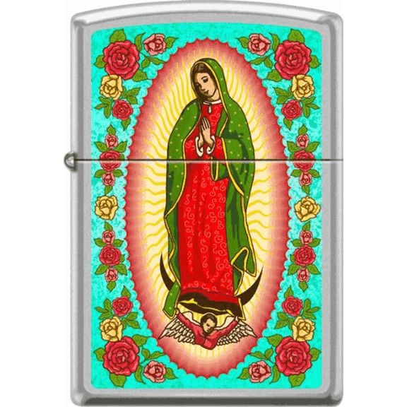 Guadalupe Madonna Chrome Zippo Lighter