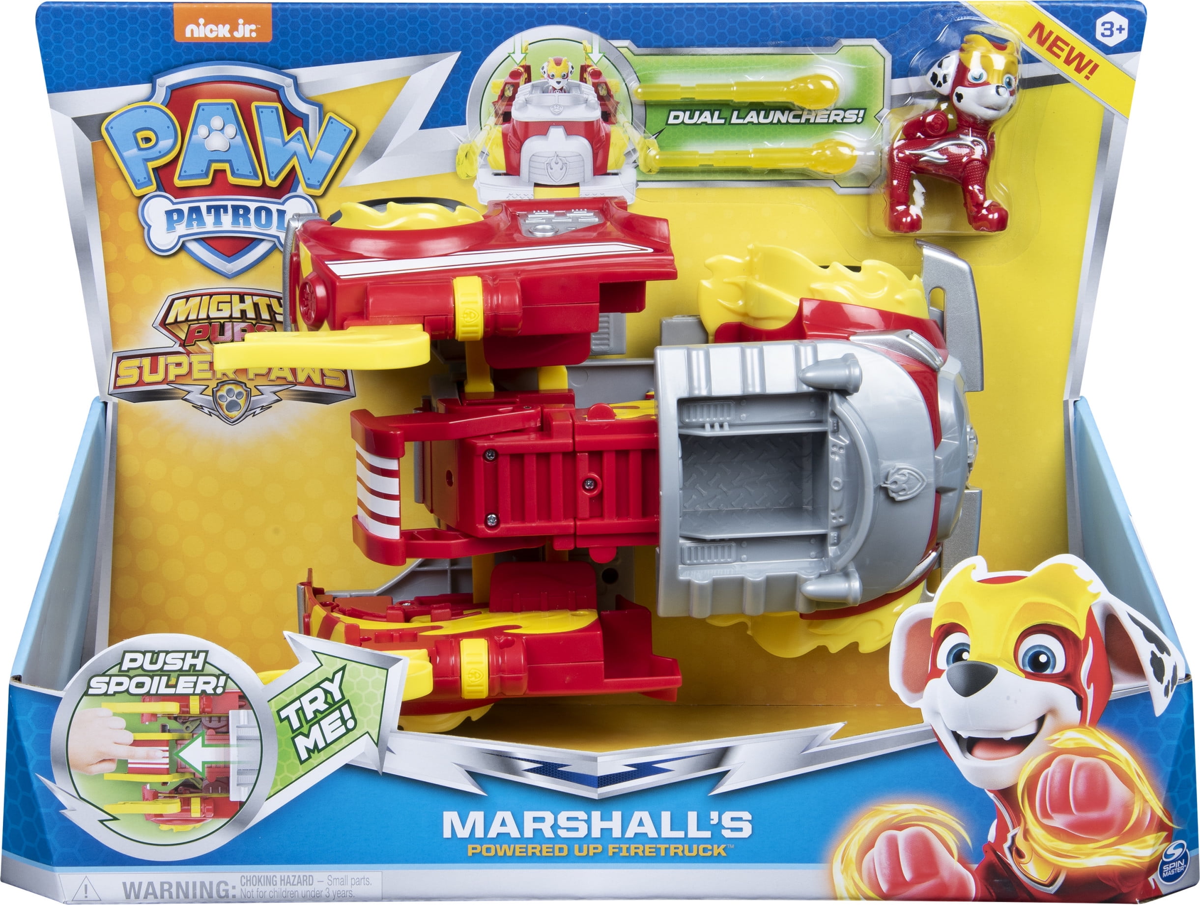 Nickelodeon Paw Patrol Marshalls Powered up Fire Truck Mighty Pups Super Paws for sale online
