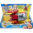 thumbnail image 2 of PAW Patrol, Mighty Pups Super PAWs Marshall’s Powered Up Fire Truck Transforming Vehicle, 2 of 8