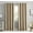 Taupe, variant on THD Sally Flocked Lattice Geometric 100% Blackout Total Privacy Grommet Window Curtain Panels - Pair
