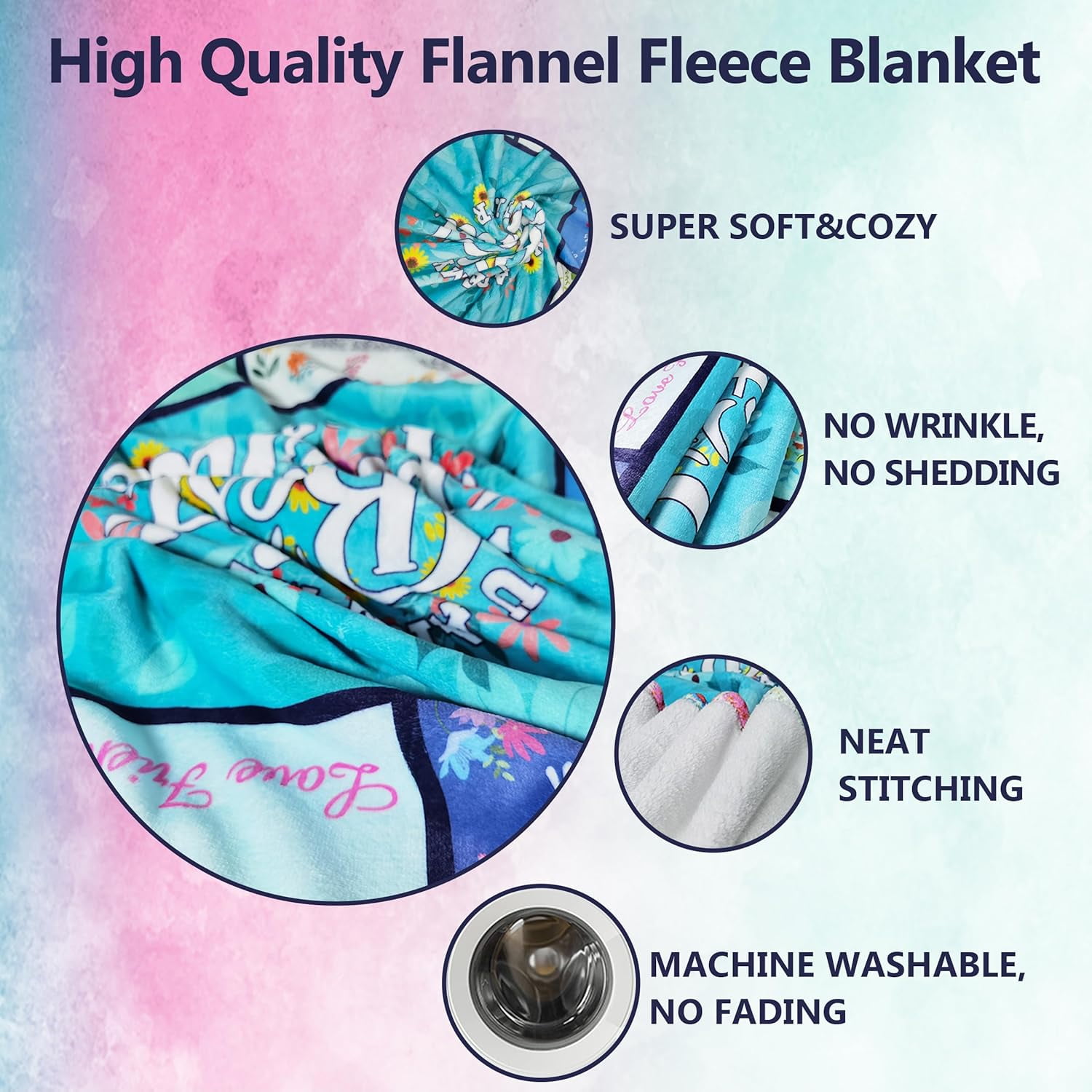 Get Well Gifts for Women, Inspirational Healing Blanket, Feel Better After Surgery Gifts, Soft Warm Hug Blanket Throw