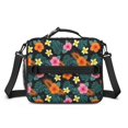 thumbnail image 2 of Insulated Lunch Bag Teen,Pioneer Flower Floral Print Pattern Toddler Lunch Bag Lunch Box,Bento School Lunch Bag with Adjustable Shoulder Strap and Bottle Holder, 2 of 6
