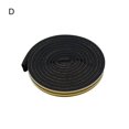 thumbnail image 1 of ZHAOCHENG Tira de sellado de 10 m, resistente, insonorizada, de goma, universal, larga, para puertas corredizas, color negro, 1 of 1