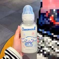 thumbnail image 1 of New In Stock Sanrio Genuine Pacifier Glass High Appearance Level Cute Baby Bottle High Borosilicate Glass Handy Cup, 1 of 5