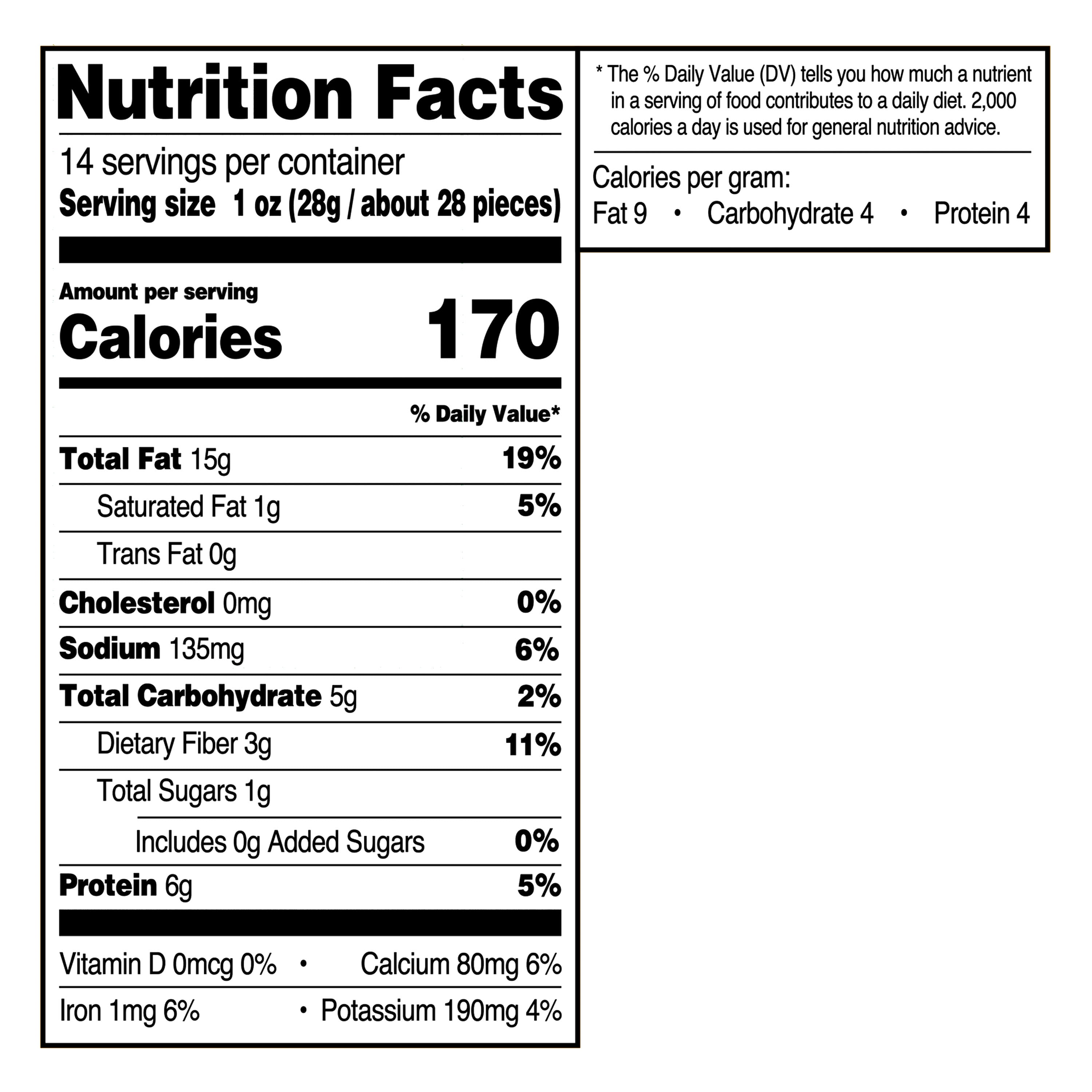Great Value Natural Smoke Flavored Almonds, 14 oz