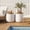 Column-White, variant on VENTOPYR Concrete Outdoor Side Table with Wood Grain Top,Small Cylinder Shaped Round Accent End Table for Patio, Garden,Black