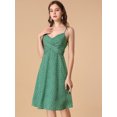 thumbnail image 2 of INSPIRE CHIC Women's Floral Twist Front Adjustable Strap Dress, 2 of 6