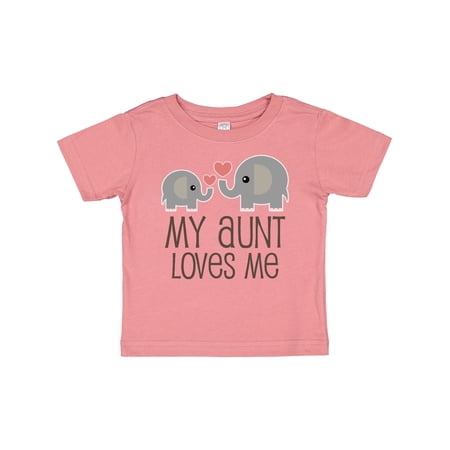 Inktastic My Aunt Loves Me Boys or Girls Baby T-Shirt
