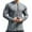 Gray, variant on Chbgutlmr Tops for Men Zip up Long Sleeve Solid Color Workout Running Slim Thin Athletic Shirts Tops