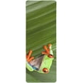 thumbnail image 2 of RYLABLUE Red Eyed Tree Frog Cute Tropical Rainforest Extra Extended Large Gaming Mouse Pad Mat Desk Pad Keyboard Mat 31.5x12 inch, 2 of 3