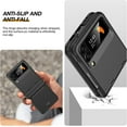 thumbnail image 4 of Case Compatible With Samsung Galaxy Z Flip 4, Slim Hard Pc All-inclusive Shockproof Cover With Hinge Protection, 4 of 5