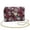 Skull Rose, variant on Pzuqiu Dog Print Leather Crossbody Bag with Chain Strap Fashion Trendy Quilted Leather Crossbody Bags for Women Craftsmanship Practical Casual for Teen Girls-Women