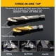 thumbnail image 3 of Juego de brocas para grifo, vástago hexagonal chapado en titanio, broca de rosca HSS, máquina de tornillo, grifo compuesto M3 M4 M5 M6 M8 M10, herramientas manuales, 1/6 Uds., 3 of 5