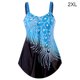 thumbnail image 2 of Wosthever 2021 traje de baño Sexy de piezas para mujer, traje de baño acolchado, traje de baño estampado sin espalda, traje de baño con cuello en V Traje de baño Lago azul XXL Wosthever OD001290-23, 2 of 6