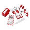thumbnail image 3 of Circuit Breaker Lockouts, Stainless Steel Hasp Electrical Lockout Tagout Kit High Security  For Industrial, 3 of 8