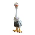thumbnail image 1 of Ygjytge Resina Pato Jardín Estatua Arte Ornamento Pato Familia Escultura (Baby Duck Girl), 1 of 7