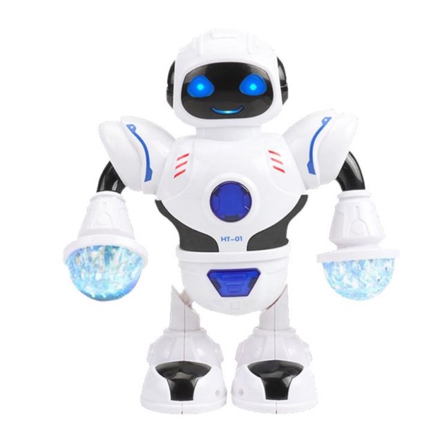 Robot de juguete Robots regalo música inteligente Robot juguete divertido luz eléctrica y música muñeca astronauta bailando luz juguete