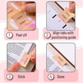 thumbnail image 4 of Mr. Pen- Bible Tabs, 75 Tabs, Spring Pink, Laminated Bible Tabs for Women and Men, 4 of 8