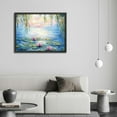 thumbnail image 3 of NJSTORE Claude Monet Water Lilies Canvas Wall Art Flowers Decor for Living Room, Modern Classic Floral Landscape Pictures for Bedroom, Claude Monet Art Prints for Kitchen Home Office Decorations, 3 of 7