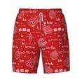 thumbnail image 4 of Lsque Mens Swim Trunks Hohoho1 Pattern - Bathing Suit Compression Liner - Beach Swim Shorts Swimwear - (S-3XL) - Stretch Quick Dry -XX-Large, 4 of 9