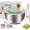 Silver, variant on Stainless Steel Salad Spinner Large, Vegetables Fruits Wash Bowl with Strainer, Lettuce Spinner Dryer for Efficient Salad Preparation 5.3Qt