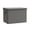 C- Gray (M), variant on Fabric Storage Bin with Lid, Collapsible Portable Gray Medium Sized, 19.7 x 13.0 x 15.7 Inches, for Bedroom Closet Living Room Clothes Toys Organizing Storage