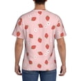 thumbnail image 2 of Rocae Hand Drawn Strawberry for Men's Moisture-Wicking Crew Tee - T-Shirt for Sports, Outdoor Activities, and Casual WearXX-Large, 2 of 9