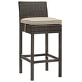 thumbnail image 1 of Modway Tabouret de Bar de Patio 30 Pouces" Marron et Beige, 1 of 3