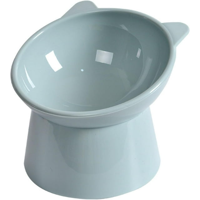 Posture Inclinée Surélevée pour Bol de Nourriture pour Chat, Cou pour Protection Anti-Vomissement, Bol Surélevé à Support Incliné à 45 Degrés, Bol-Bol Incliné pour Chat Diamètre Env. 13,7 Cm/5,39 Po
